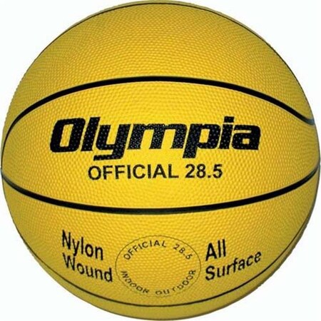 Balls Basketballs Rubber Basketballs Olympia One-color - Inter. Olympia Basketball - Yellow